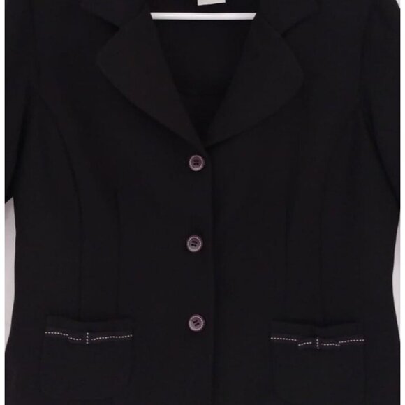 Black polyester blazer, for women, K & Company, size 14, Good Condiction. - Picture 6 of 10